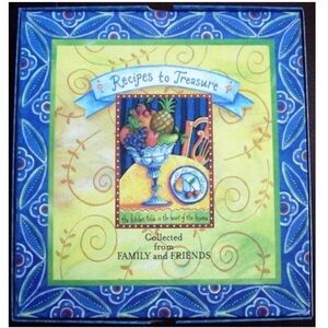 Recipes to Treasure - a Colorful Recipe Book Keepsake by Lori Siebert
